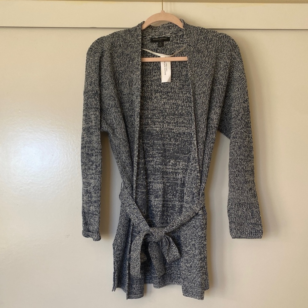 Banana Republic Factory Marbled Belted Cardigan